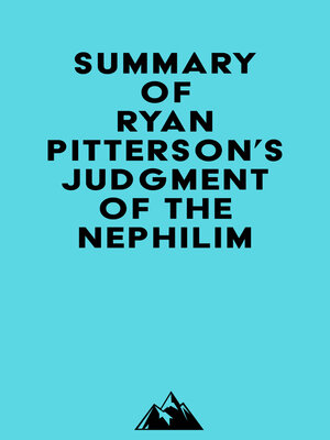 cover image of Summary of Ryan Pitterson's Judgment of the Nephilim